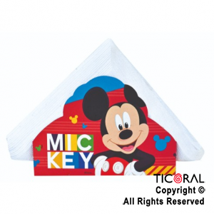 MICKEY SERVILLETERO x 1 (15 SERVILLETAS)